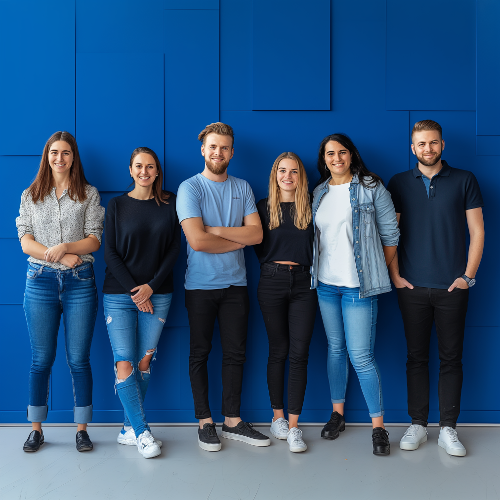 webdesign Team bestehend aus Frauen und Männern